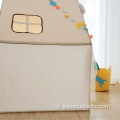 Tente de lit de jeu d&#39;intérieur en toile de coton pour enfants